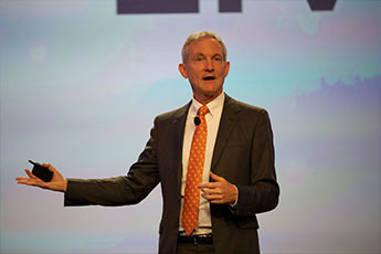 Image of Tom Leighton presenting at the 2018 Investor Summit